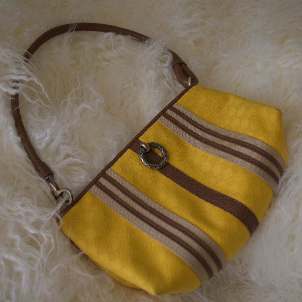 Bottega Veneta Yellow Intrecciato Bag Mini
